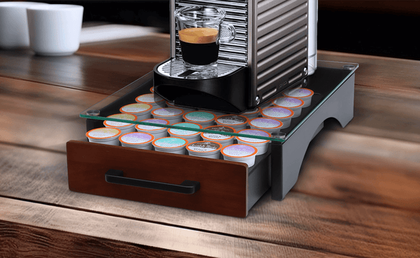 K Cup Storage Drawer Under Brewer by Saratoga Home