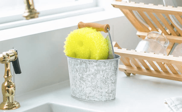 Galvanized Sponge Holder by Saratoga Home