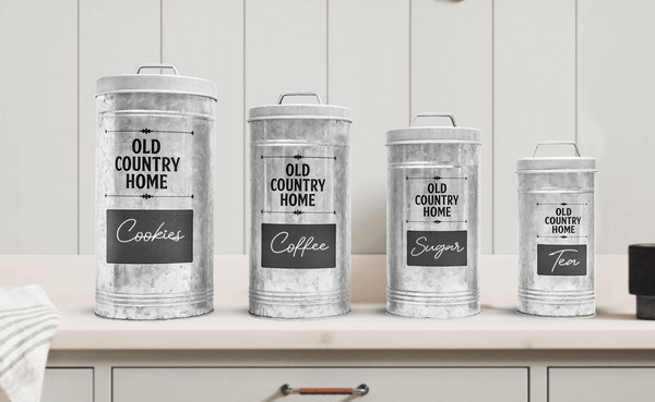 Saratoga Home Farmhouse Canisters Set