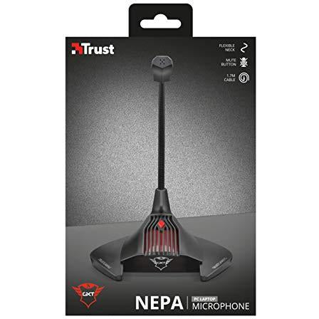 Trust Gaming Gxt 239 Nepa Gaming Microphone For Pc And Laptop Black Skydigital