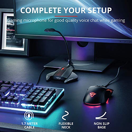 Trust Gaming Gxt 239 Nepa Gaming Microphone For Pc And Laptop Black Skydigital