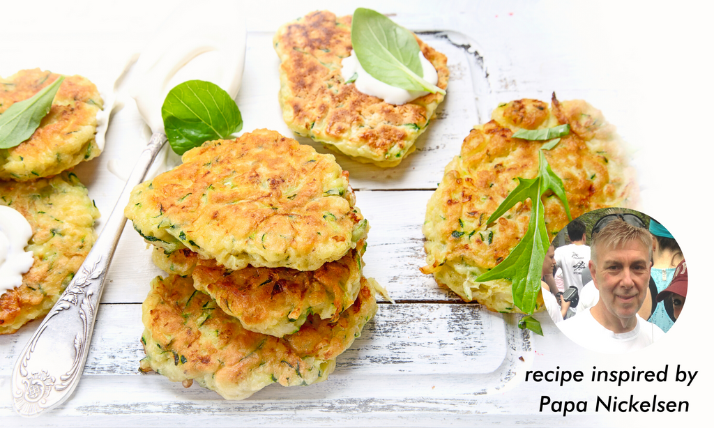 air fryer zucchini fritters