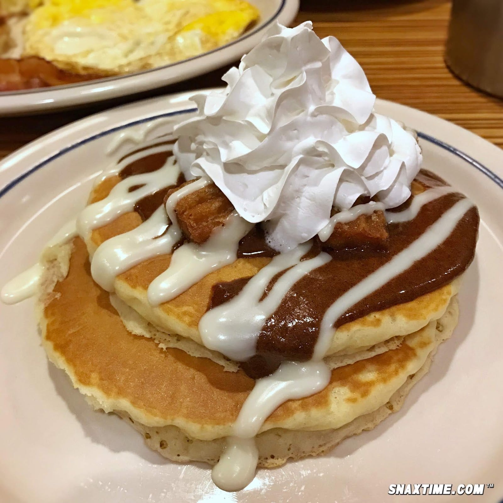 Ihop Mexican Churro Pancakes Dessert For Breakfast Snaxtime