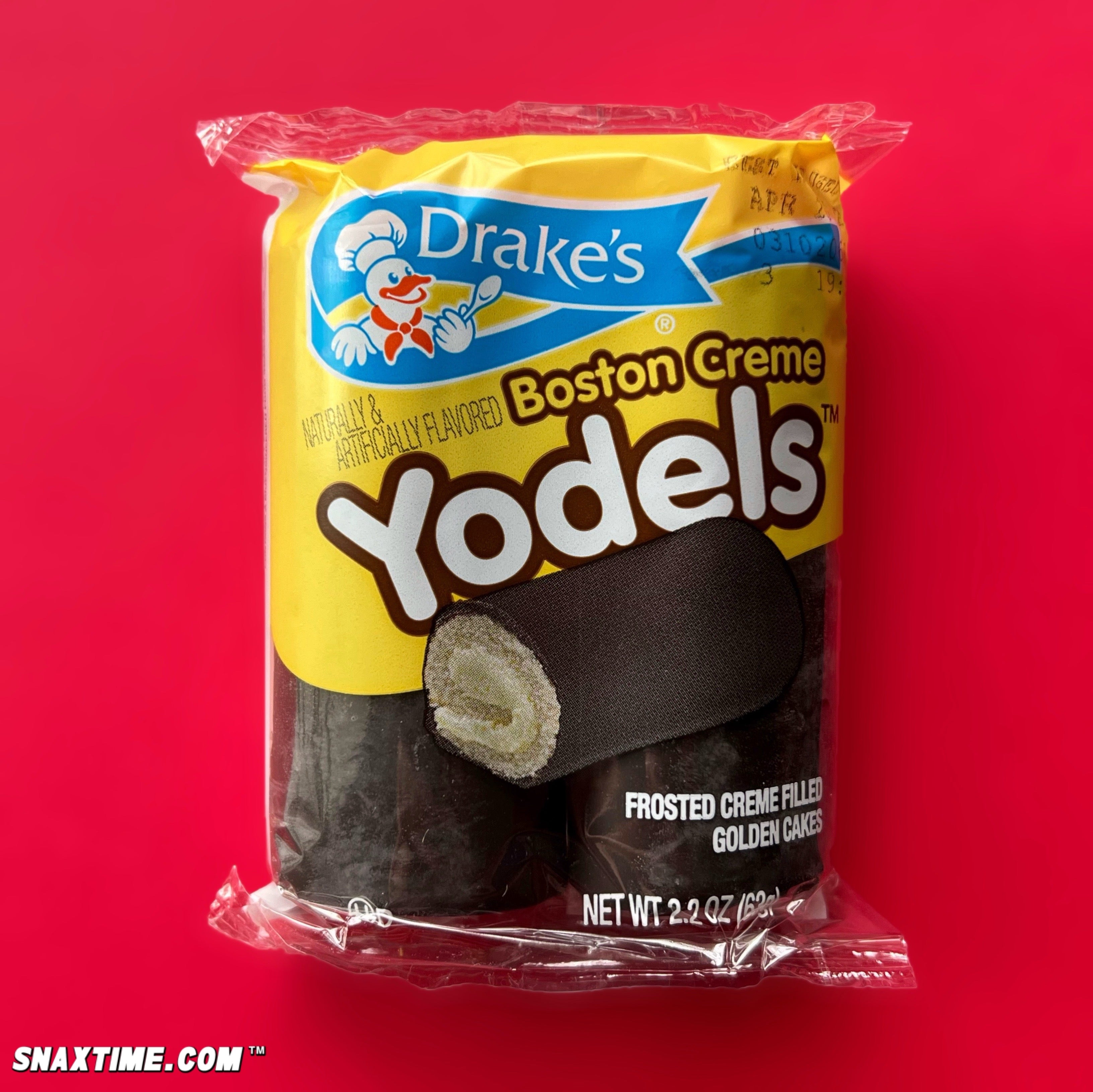 Drake's Boston Creme Yodels Package