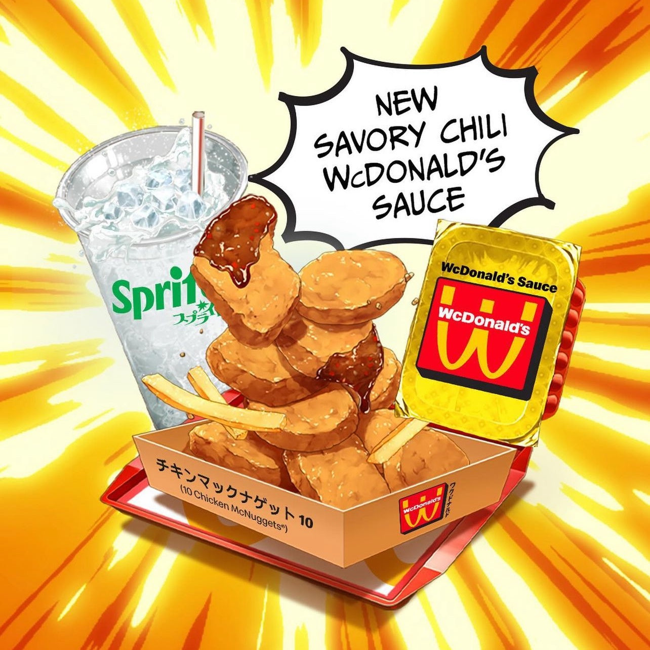 New Savory Chili WcDonald's Sauce