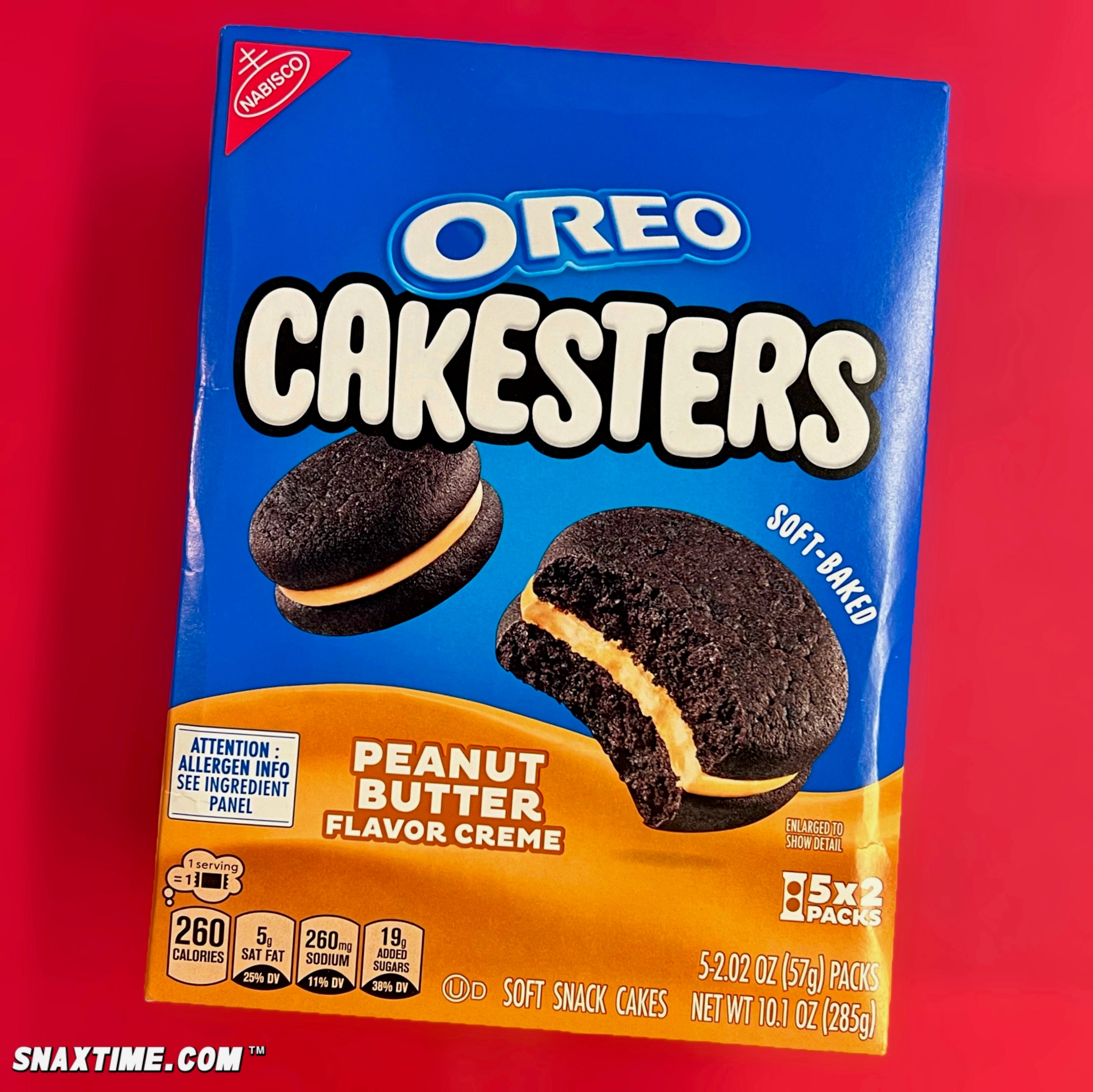 Oreo Cakesters Peanut Butter Flavor Creme