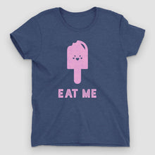 Load image into Gallery viewer, Eat Me Women&#39;s Graphic T-Shirt - Snaxtime Retro Style Food Apparel