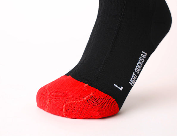 Heat socks 6.1 toe cap merino compression