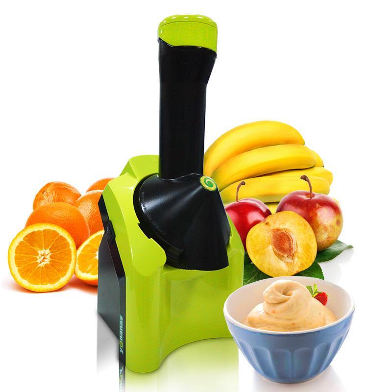 天然健康水果冰淇淋機-繽紛黃、清新綠二色