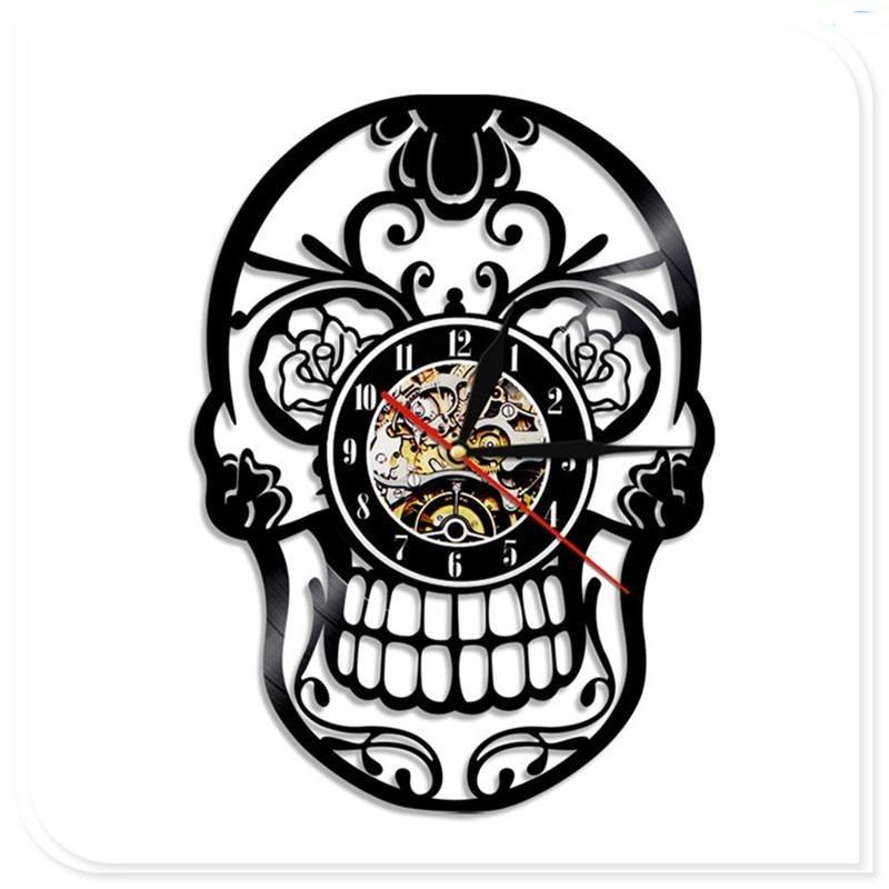 Skull Wall Clock QuirkyStore.in