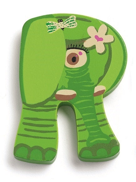 DJECO houten letter animal R