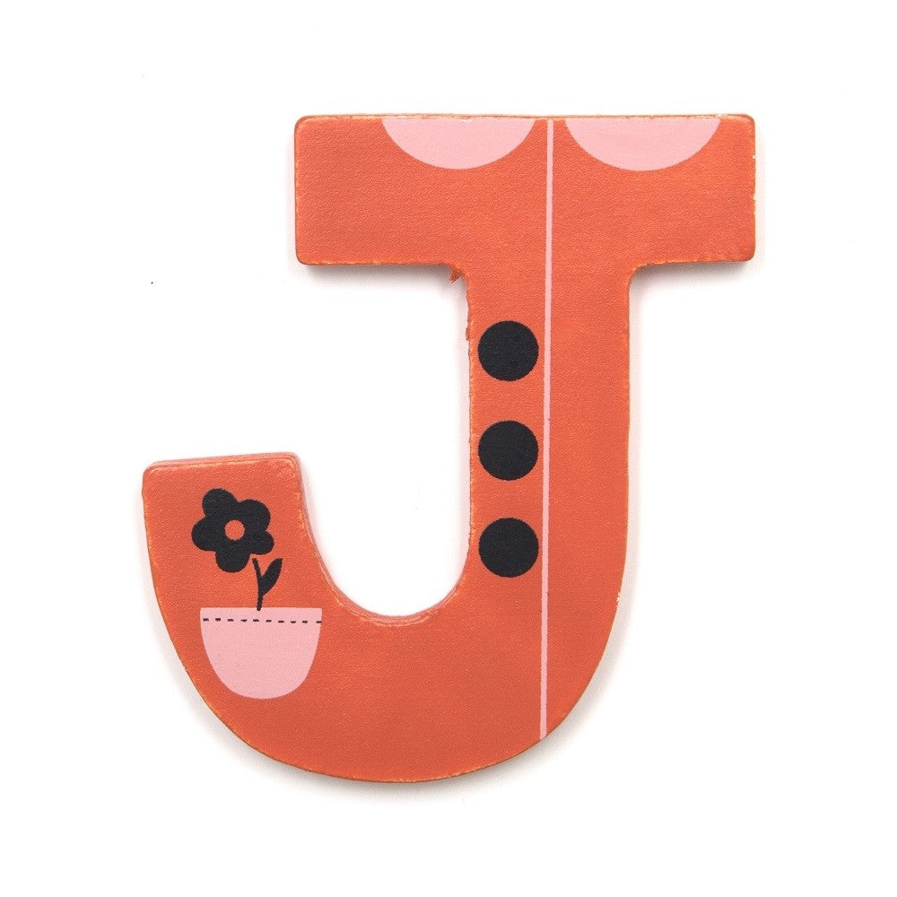 Petit Monkey houten letter J