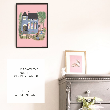 Poster kinderkamer 50 x 70 cm Fiep Westendorp 