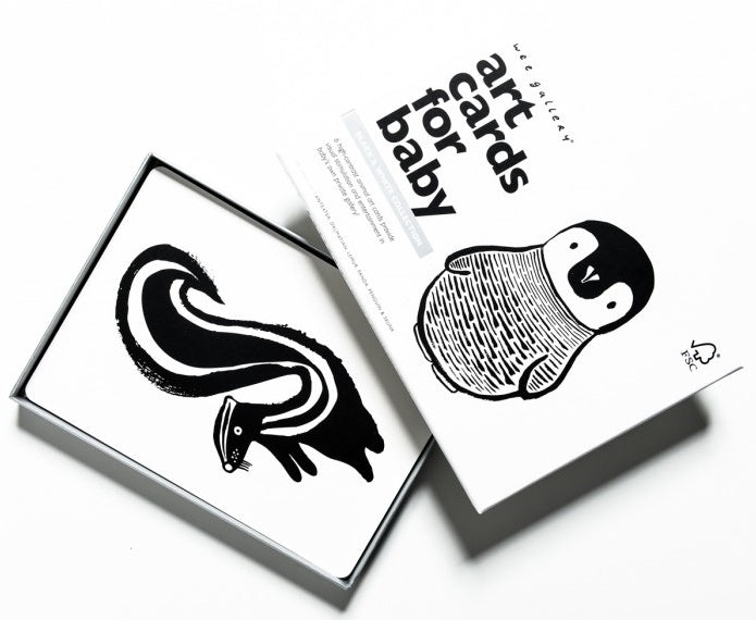 Maternity gift tip 2 Wee gallery viewing cards black and white a