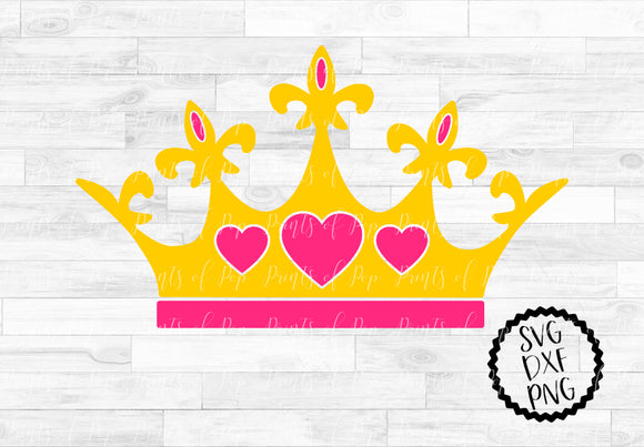 Princess Crown Svg Tiara Clip Art Crown Sublimation Svg Dxf Png Cut Files By Printsofpop