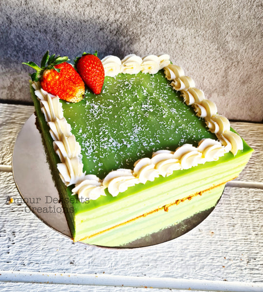 Pandan Jelly Birthday Cake in Melbourne