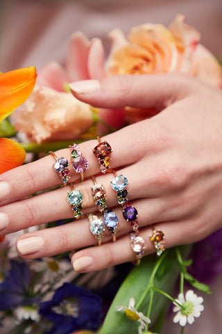 bouquet flower rings