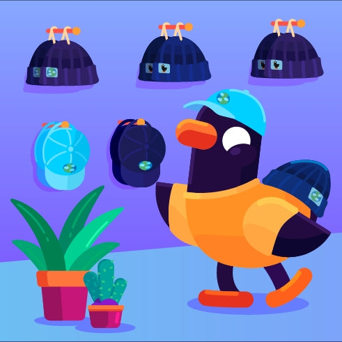 Dad Hat Blue – the kurzgesagt shop