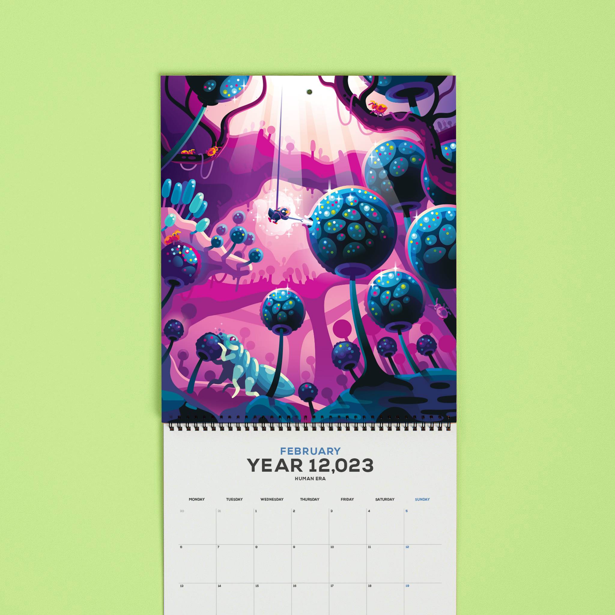 12,023 Human Era Calendar (Limited Edition) the kurzgesagt shop
