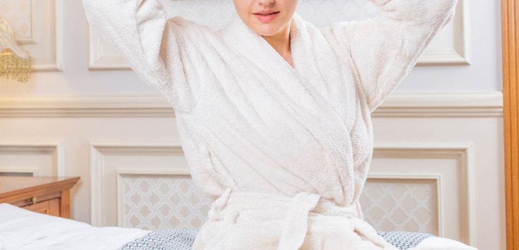 Eco Bath London's Organic Cotton Bathrobe 