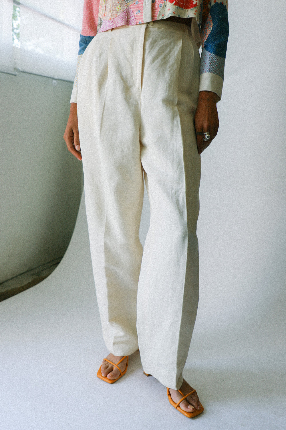 Creme Couture Linen Pant