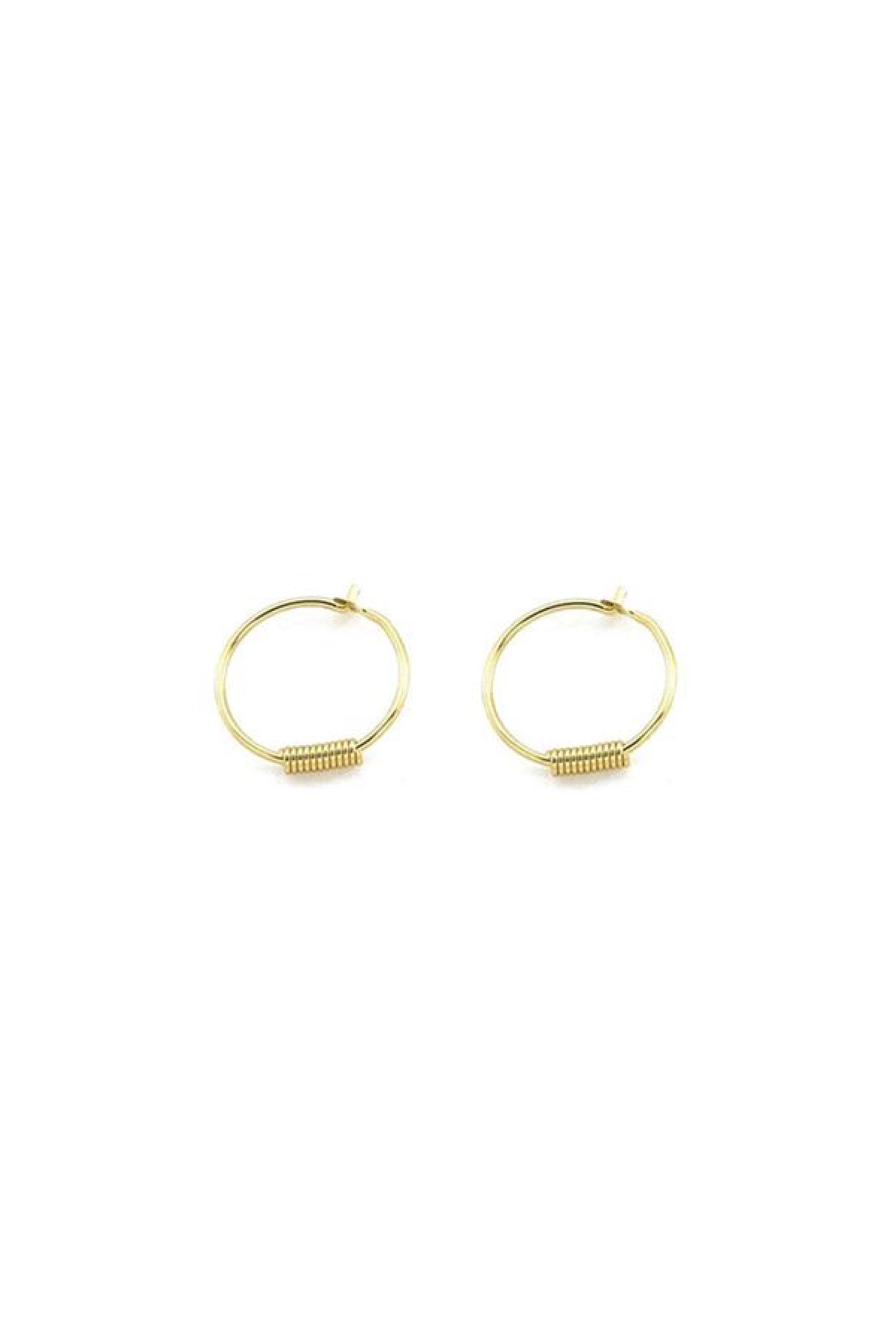 14k Sade Hoops