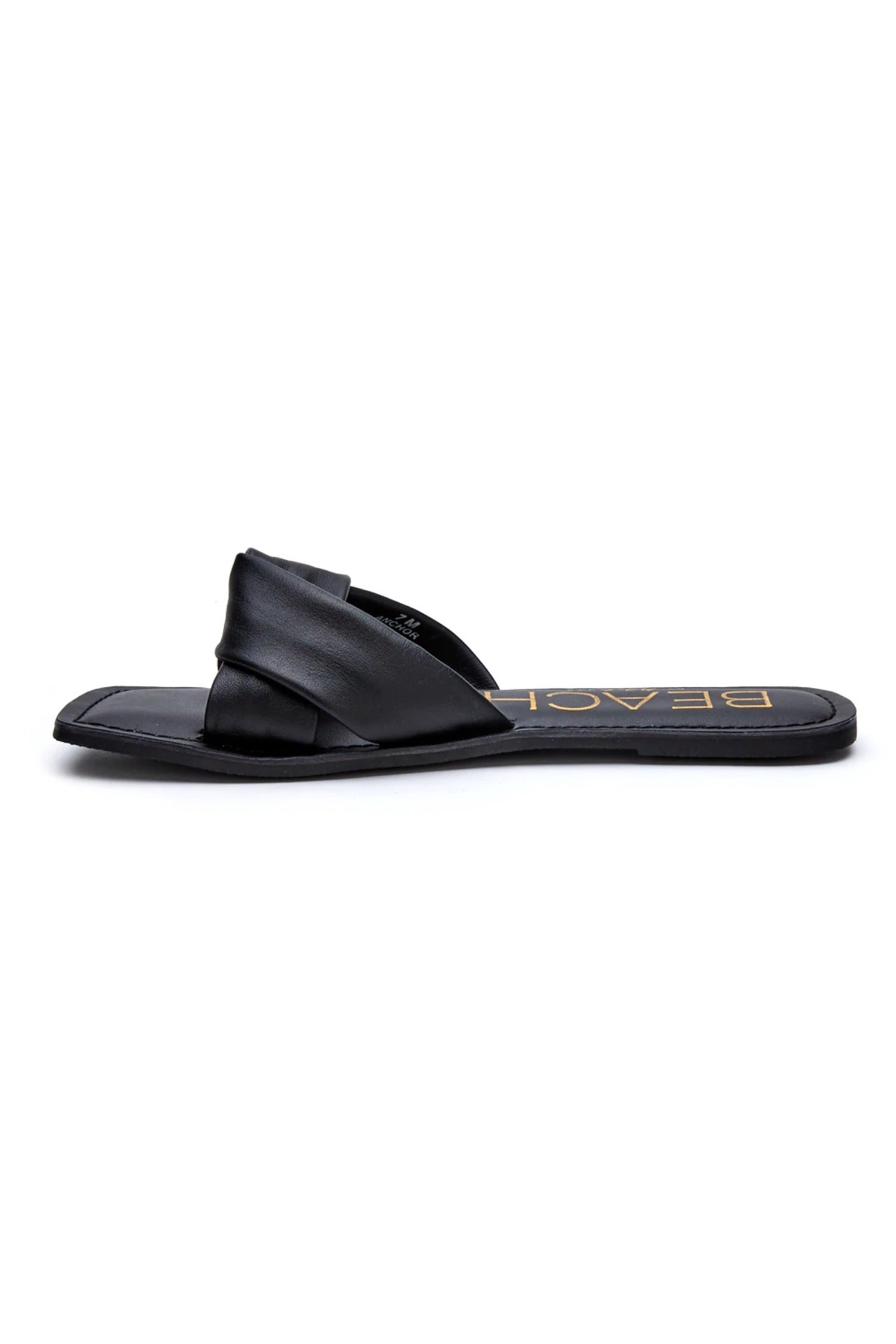 Black Anchor Sandal