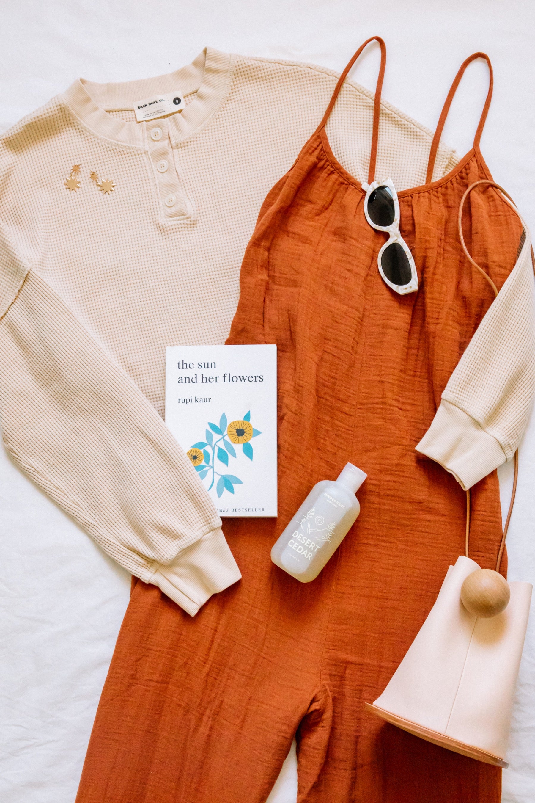 Almond Woodstock Jumpsuit