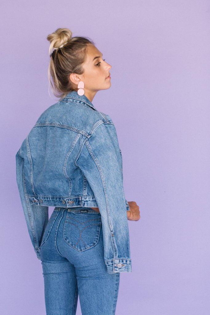 levi's cropped trucker jacket