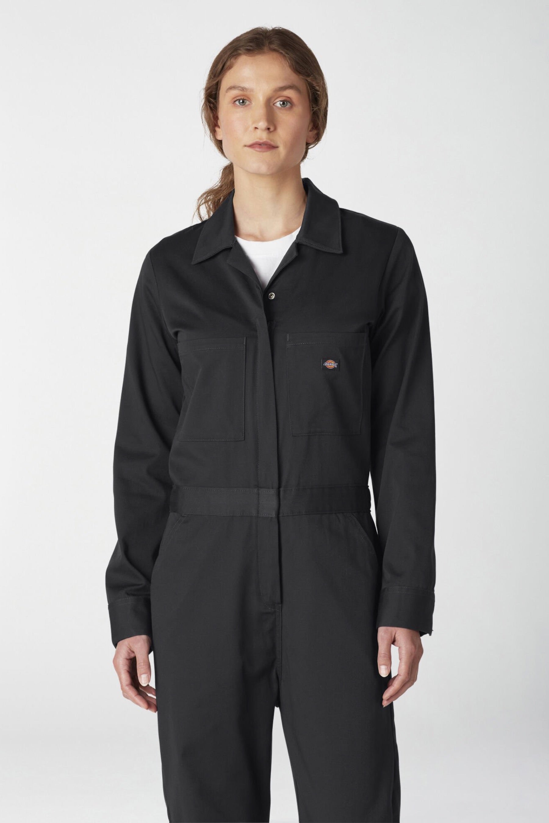 Black Long Sleeve Coveralls