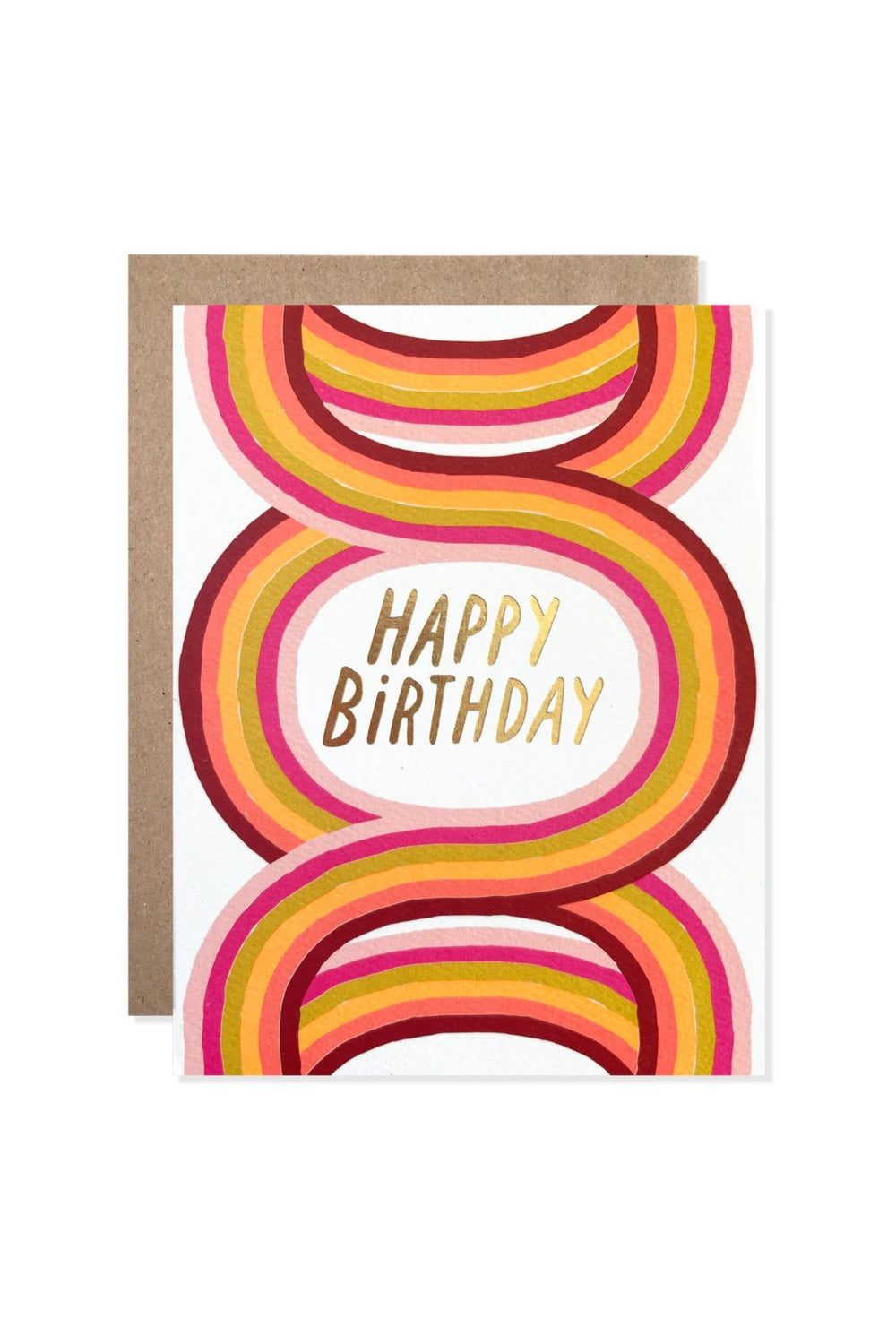 Happy Birthday Neon Arches Card — Prism Boutique