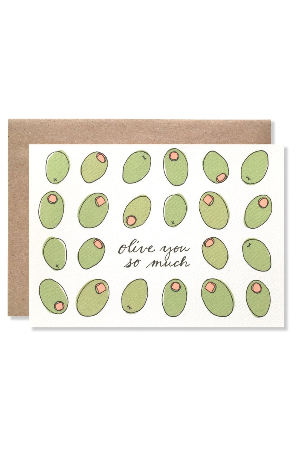 Olive You Card