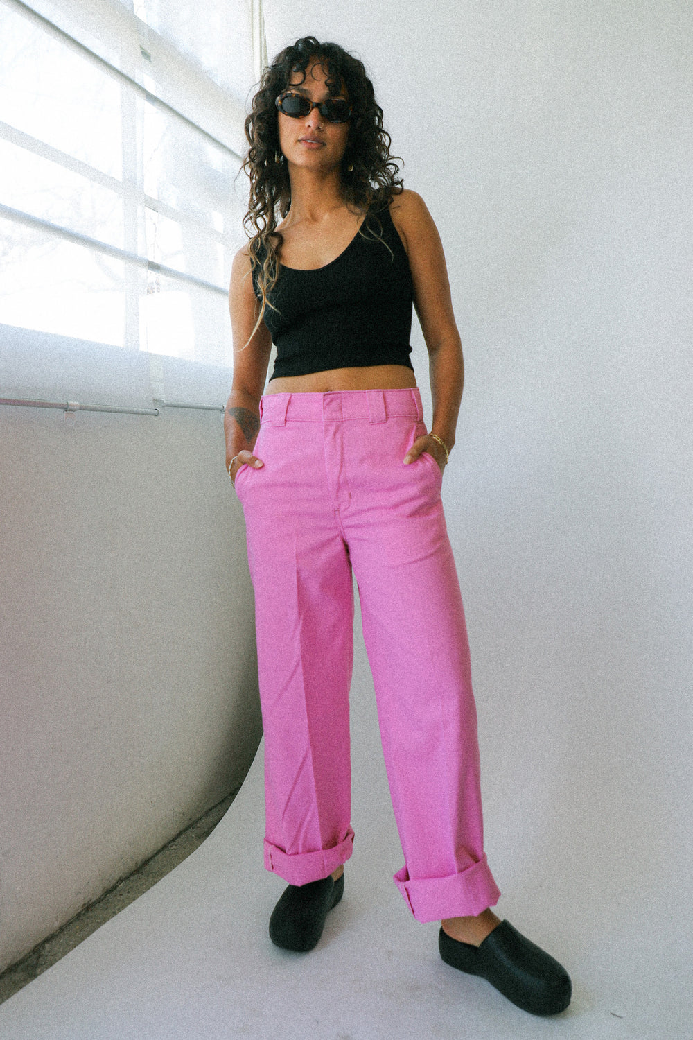 Wild Rose Wide Leg Work Pant