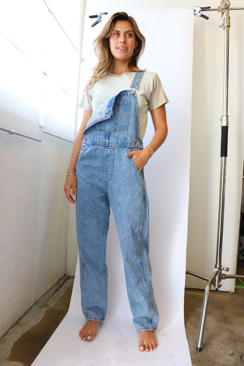 No Stone Unturned Vintage Overalls — Prism Boutique