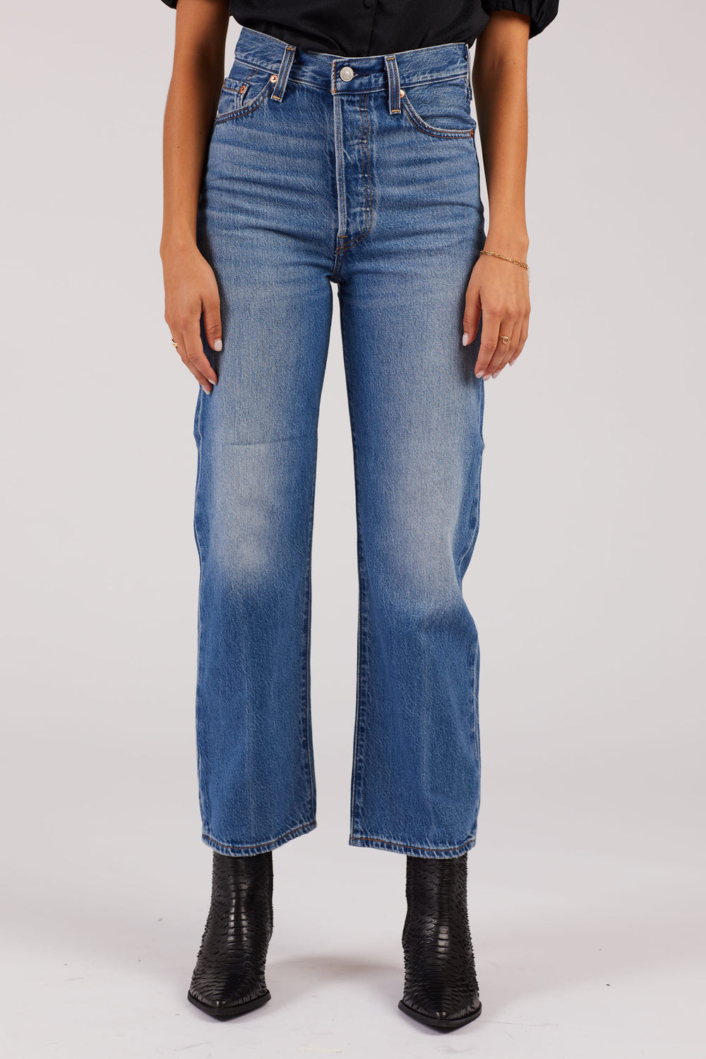 One Track Mind Ribcage Straight Jeans | Prism Boutique