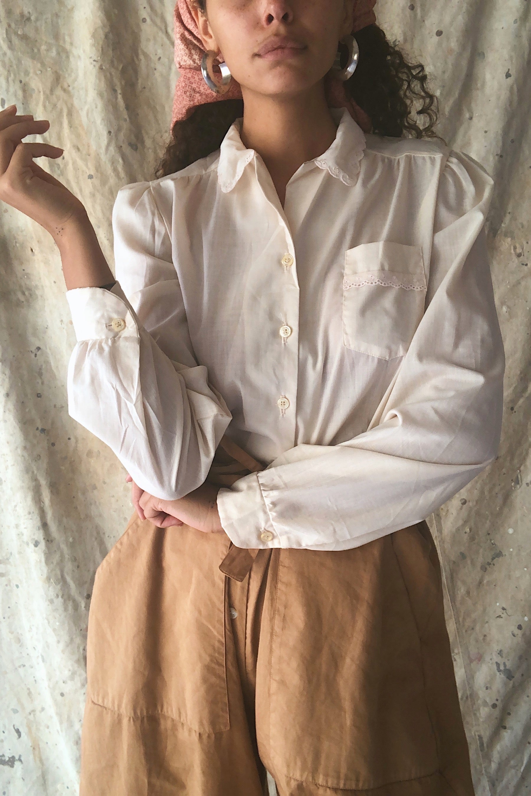 1970's Poet Blouse