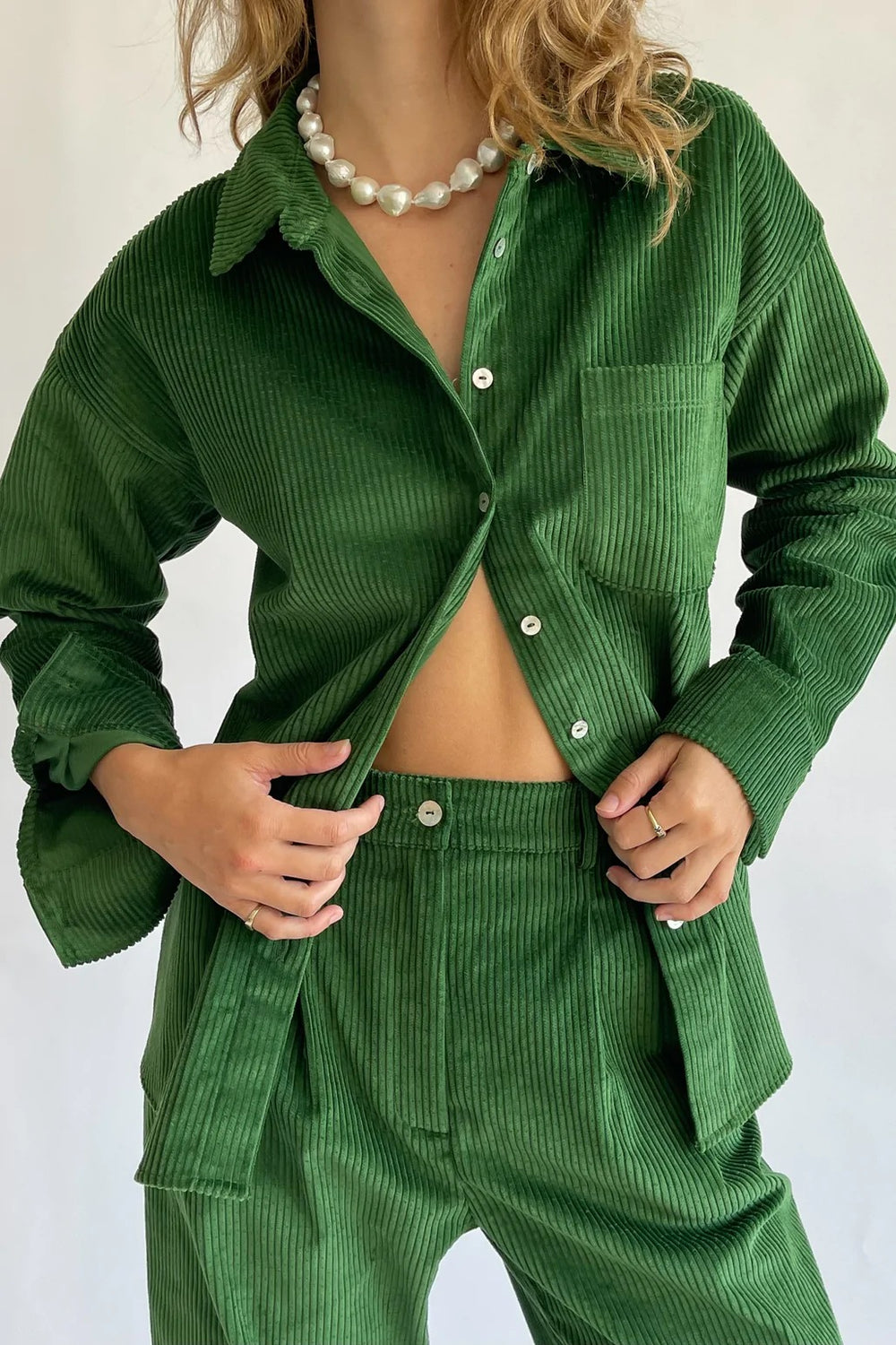 Pine Cord Button Down