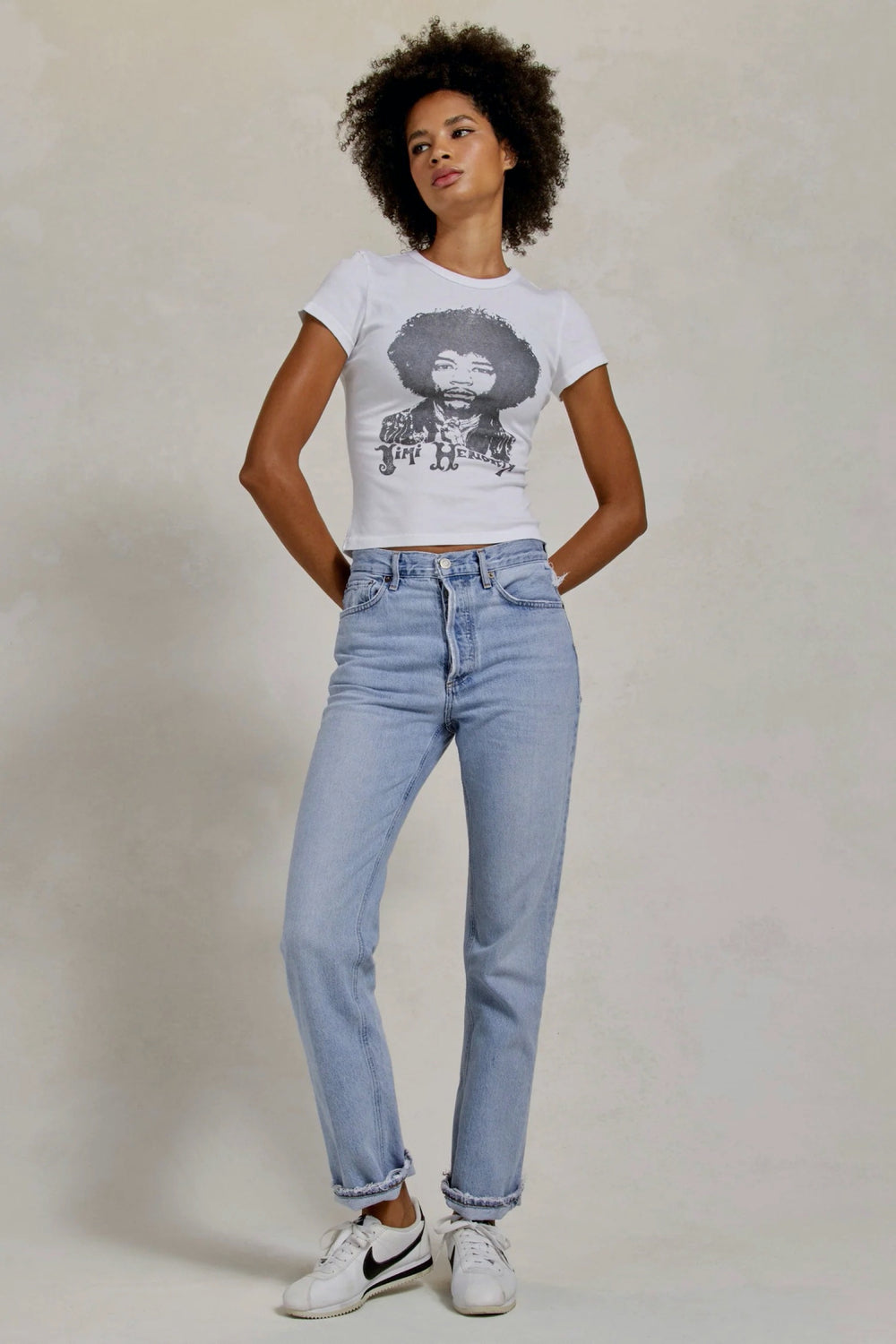 Jimi Hendrix Portrait Slim Tee