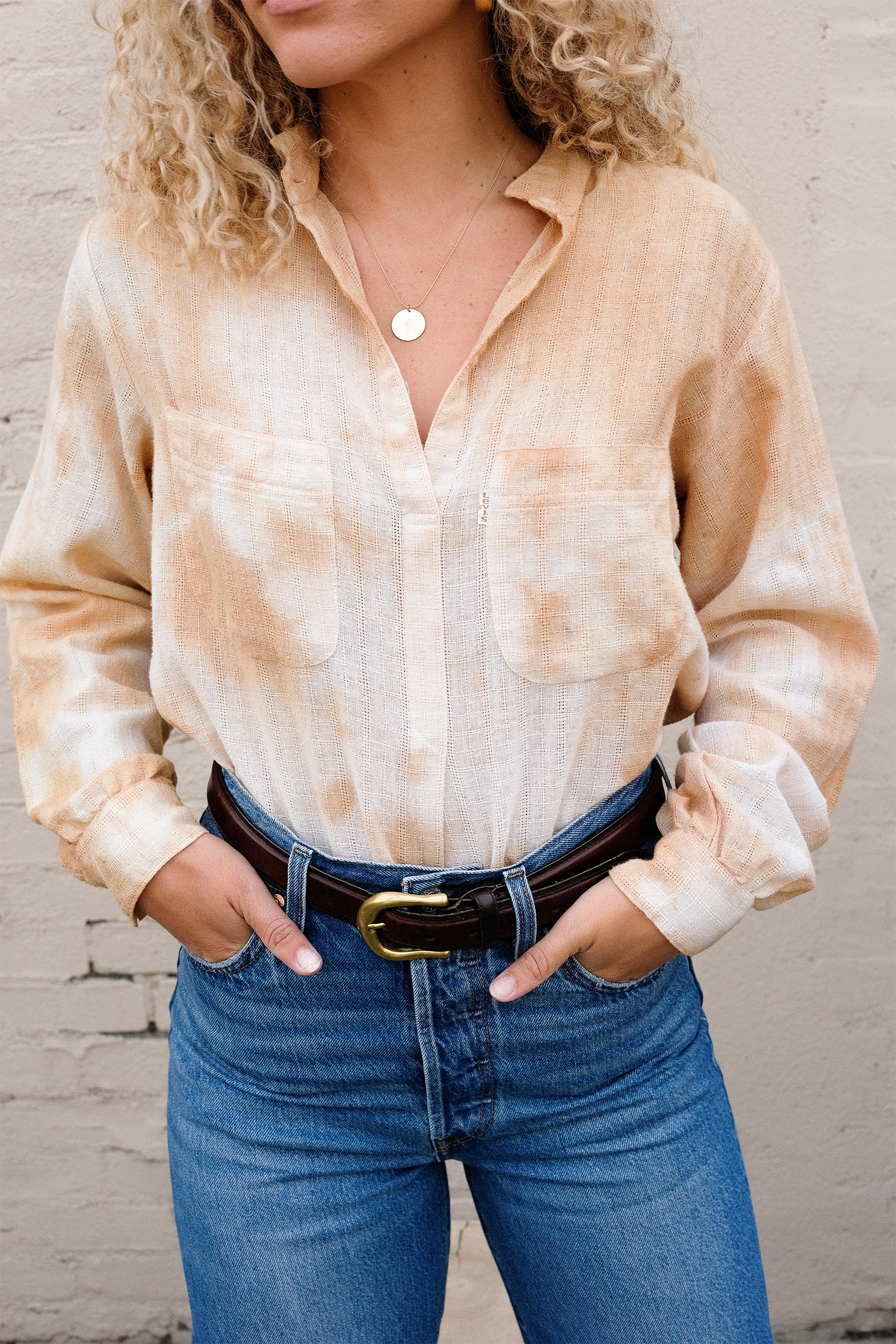 1970s Levi's Onion Dyed Blouse