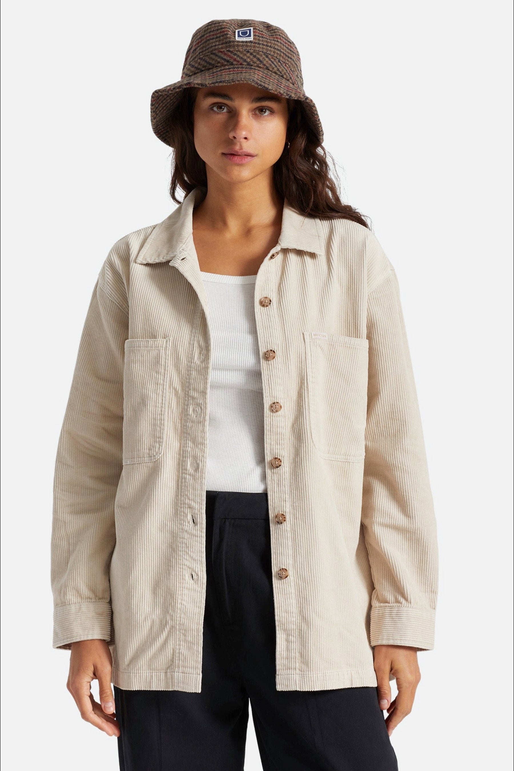 Beige Bowery Tunic Overshirt