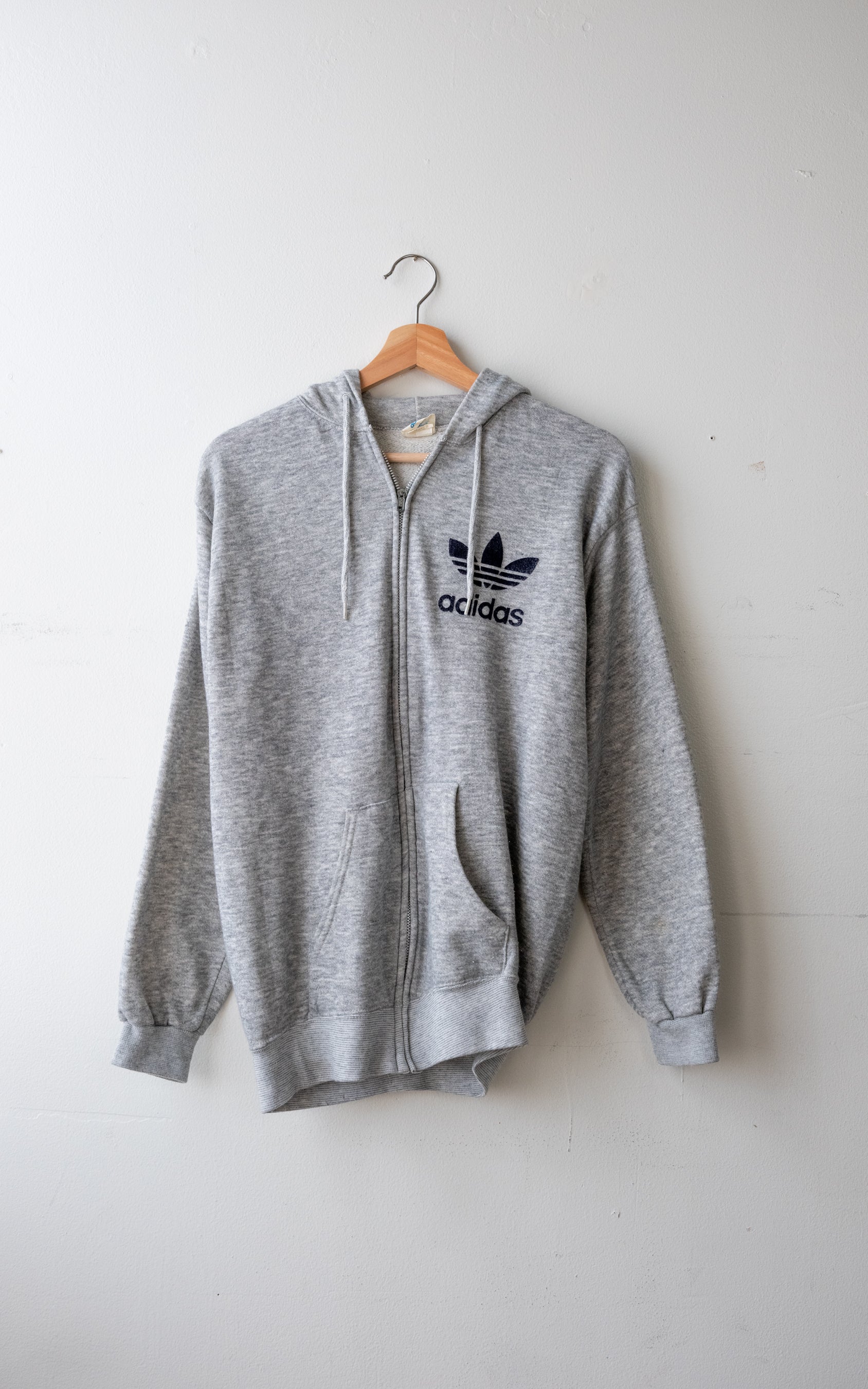 70s Adidas Zip Up Hoodie