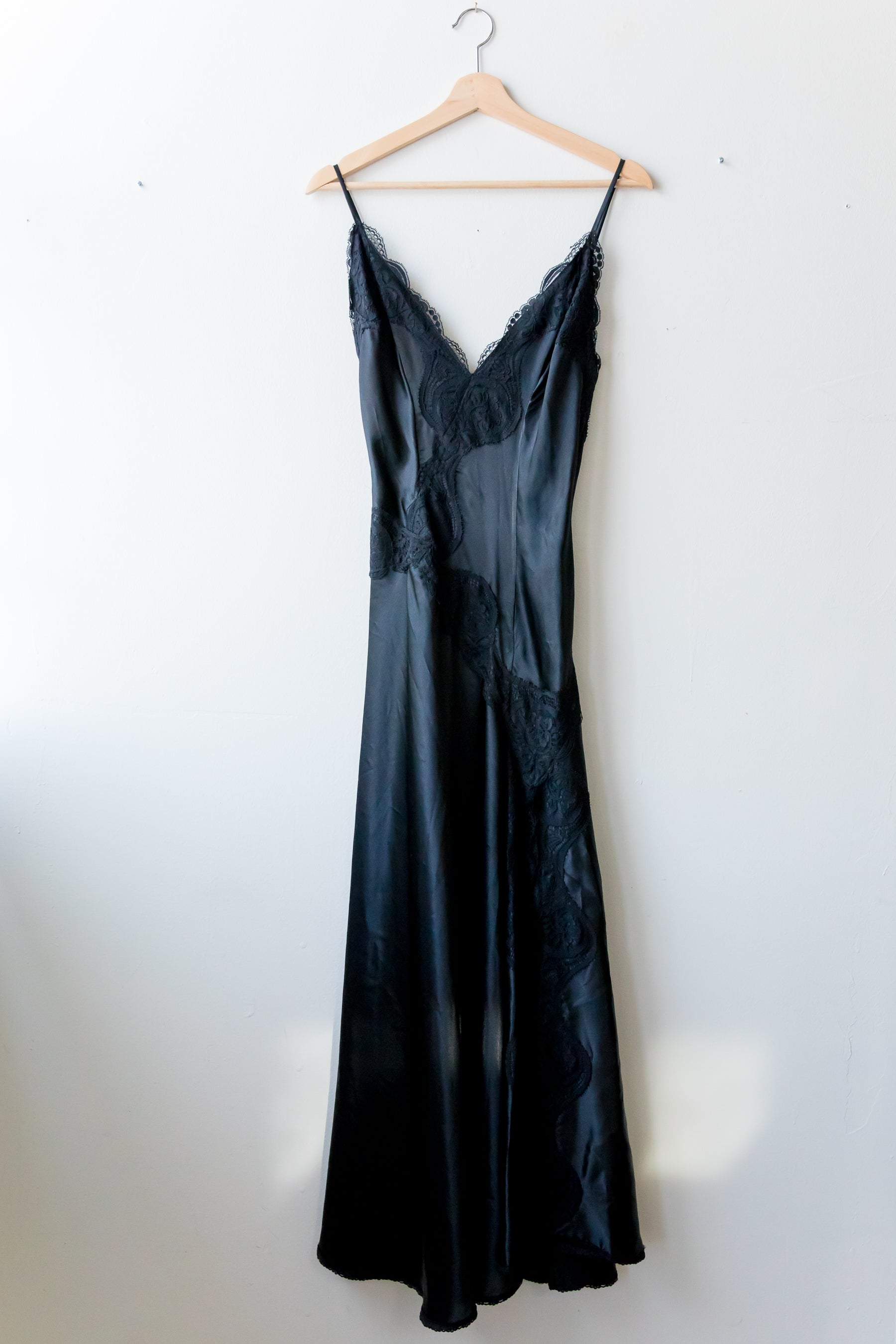 Black Lace Gown