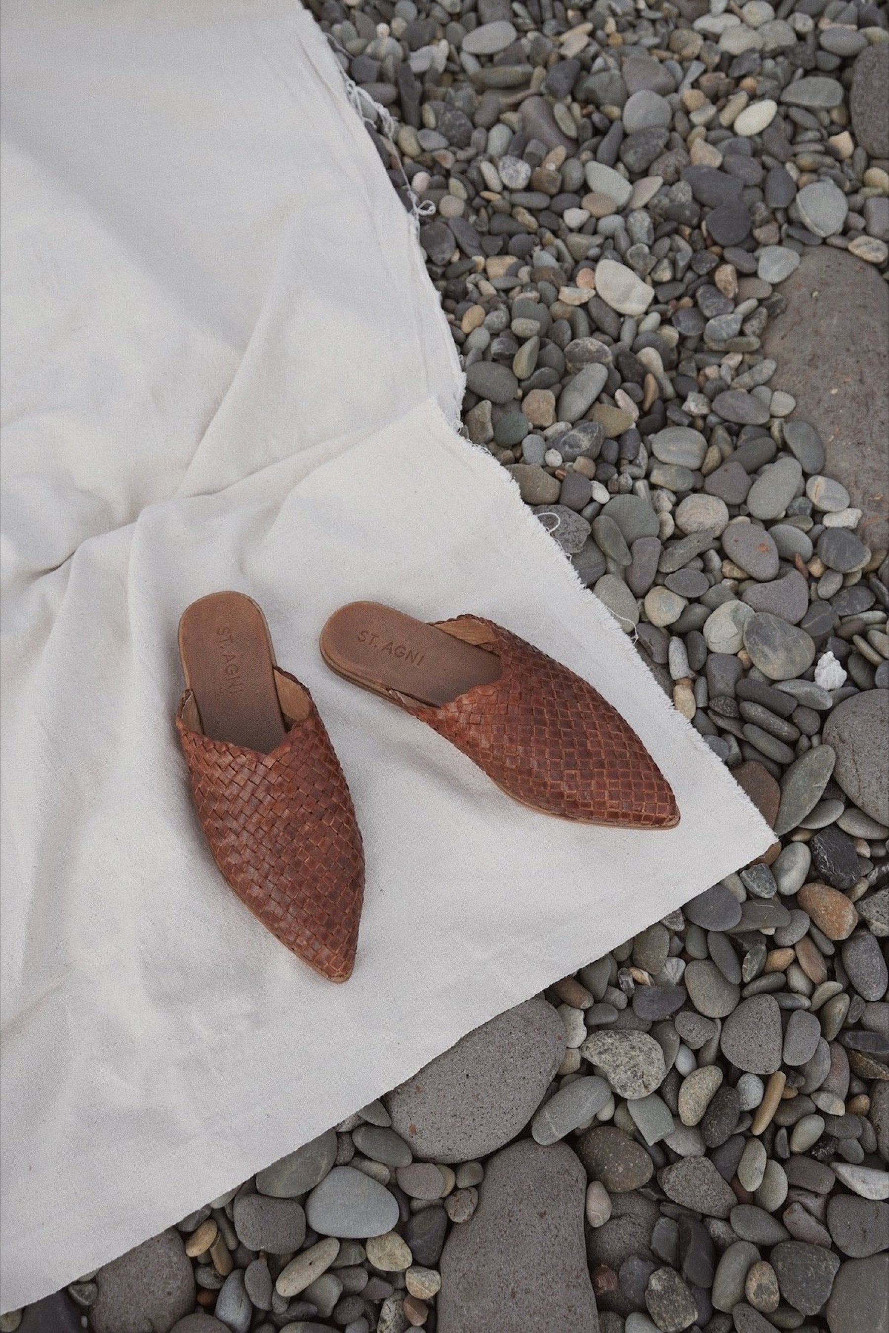 Antique Tan Caio Flat