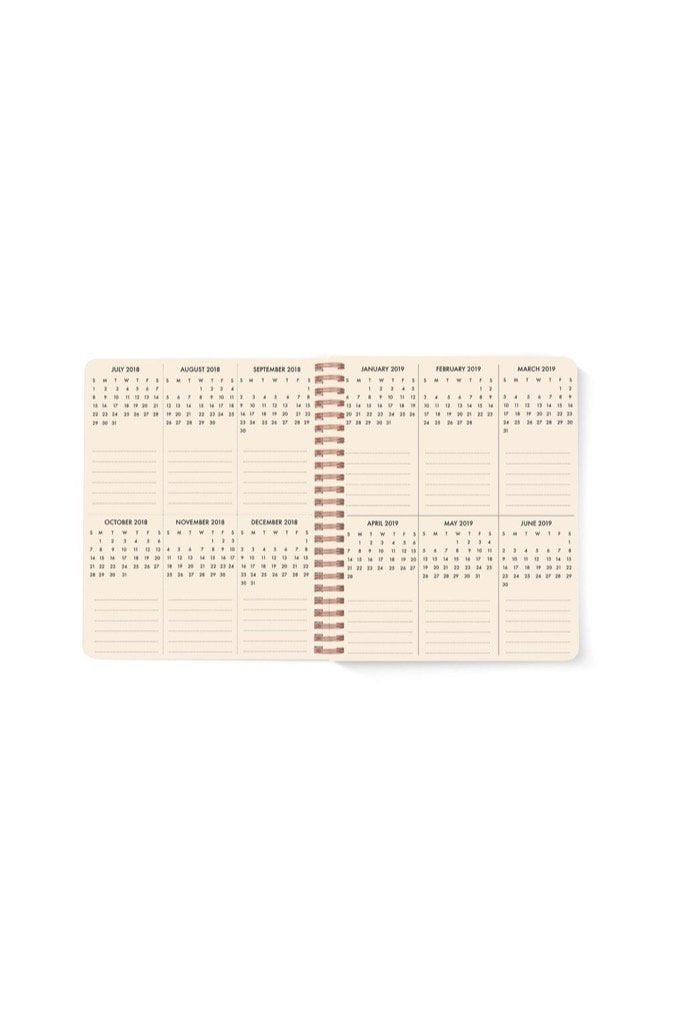 Black Seeing Eye Planner 12 Month Planner