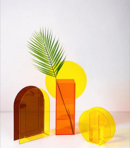 Vase en acrylique Light Transit et accent de bureau