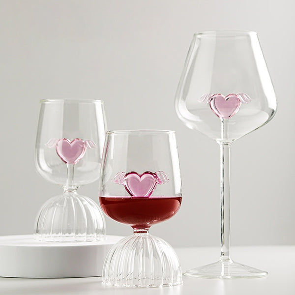Time to get the fancy glassware out - Katie Alice pink ombre wine