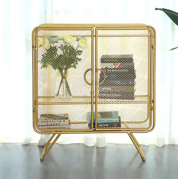 gold metal bookcase for home library modern office and decor