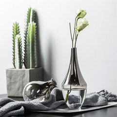 Silver Lining Glass Vase
