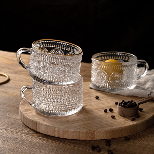 Discover the June Travel Glass Mug with Wooden Lid & Straw