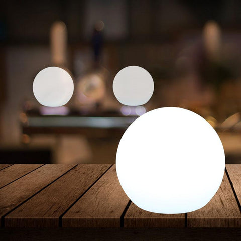 Lampe de table LED sans fil Moon avec piles rechargeables
